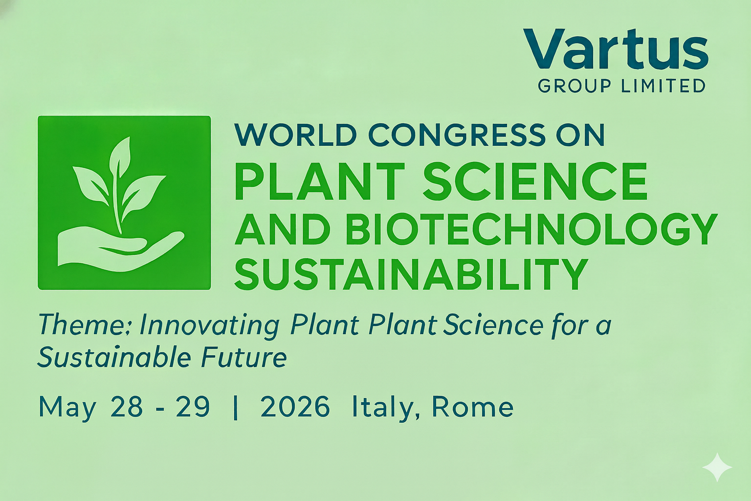 World Congress on Plant Science, Biotechnology & Sustainability	